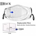 3Pcs Cloth Face Mask Reusable Face Bandana Masks With 6 Filters Made in Usa