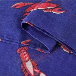 BlueSkyDeer Scarfs for Women Lightweight Print Lobster Pattern Scarf Fashion Scarves Sunscreen Shawls