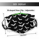 Cool Goth Face Mask Washable Reusable Balaclava Dustproof Fashion Scarves With 2 Pcs Filters For Unisex