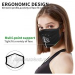Mask-White Tree Of Hope - Lord Of The Rings Black Border Dust-Proof For Men And Women 2pcs Reusable Washable