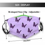Purple Pastel Daisies Face Mask Reusable Breathable Protective Adjustable Scarf Washable Fashion Dustproof Bandana