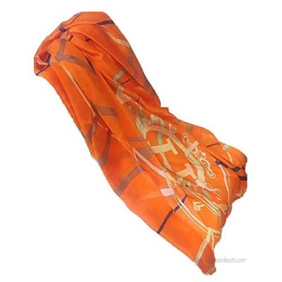 Women's and men's fashion luxury four seasons silk scarf Valentine's Day gift