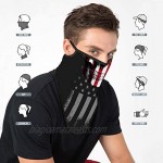 BEACE Bandana Face Mask with【Ear Loops】 Skull Face Mask Neck Gaiter Bandana Mask Face Bandana Face Scarf Cover for Men&Women
