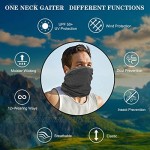 Breathable Neck Gator Face Mask Men - UV Protection Neck Gaiter Face Mask Women Balaclava Neck Gaiters for Hiking Running…