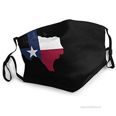 Face Mouth Balaclava Texas My Home Lone Star State Scarf Dust Pollution Unisex for Adult Protective Air Cover