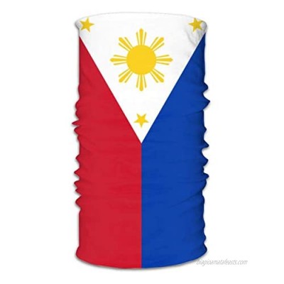 Filipino Flag Face Mask Bandana Balaclava Unisex Windproof Sports Face Magic Scarf