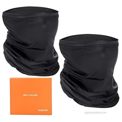 KCENTURY Neck Gaiter  Ice Scarf  Outdoor Breathable Face Cover  Ideal for Hiking Running Cycling Motorcycle Ski Snowboard