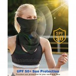 kemimoto Neck Gaiter Face Cover Scarf for Men Women Breathable Bandana Sun Protectin Balaclava Mask Great for Runing Outdoor