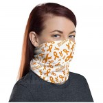 Multiple Sclerosis Awareness Ribbon Pattern Washable Face Mask/Neck Gaiter