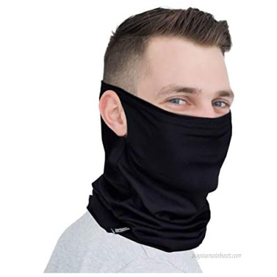 Neck Gaiter Face Mask Cover Multifunctional Running Scarf for Men Women
