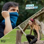 Neck Gaiter UPF 50 Breathable Liquid Repellent with Nose Clip for Men-Women