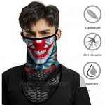 NTBOKW Bandana Face Mask with Ear Loops Neck Gaiter Mask for Men Women