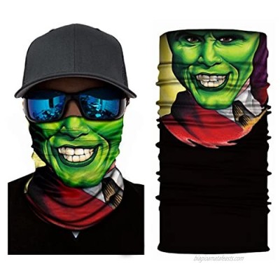 Seamless Face Cover Mouth Mask Bandana Neck Gaiter Cool Lightweight