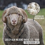 Sheep Run 100% Merino Wool Lightweight Wicking Breathable Hiking Unisex Multipurpose Tube Mask Neck Gaiter