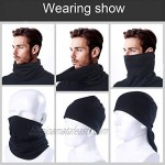 SINGARE 2 Pack Neck Warmer Gaiter Windproof Ski Neck Cover Winter Face Mask Covering Warmer for Men Women Outdoor Sports