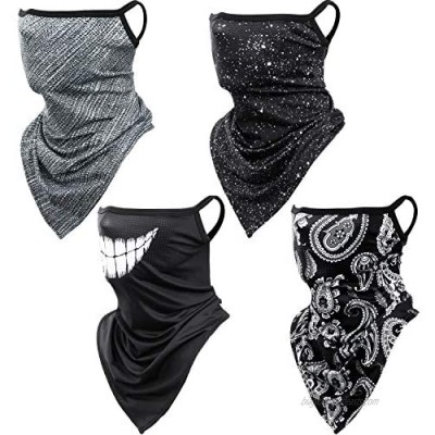 YOSUNPING -Colorful Paisley Pattern Neck Gaiter Face Mask for Cycling Outdoor Sports