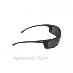 Arnette Men's AN4007 Slide Rectangular Sunglasses Matte Black/Green 66 mm