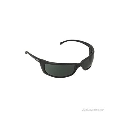 Arnette Men's AN4007 Slide Rectangular Sunglasses  Matte Black/Green  66 mm