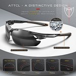 ATTCL Sunglasses For Men - Upgraded Sports Polarized Sunglasses for Women Cycling Driving Fishing UV Protection