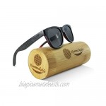 Handmade Maple Wood Sunglasses - Polarized UV400 Lenses in a Wooden Wayfarer that Floats!