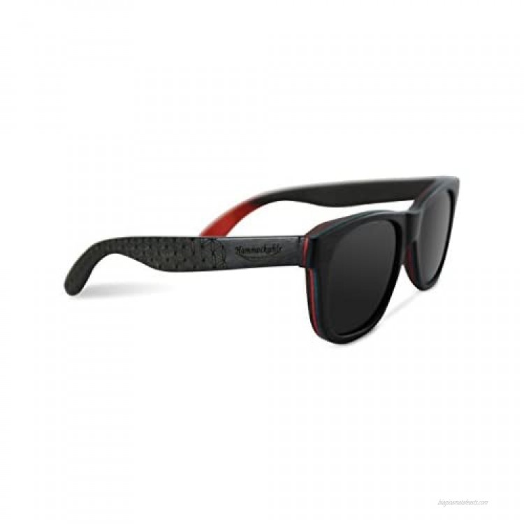 Handmade Maple Wood Sunglasses - Polarized UV400 Lenses in a Wooden Wayfarer that Floats!