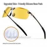 Night Driving Glasses / Polarized Sports Night Vision Glasses - Anti glare | UV 400 Protection | Night Driving | Fishing | Outdoor Sport | Unisex Eyewear