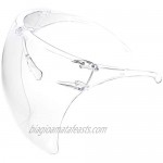 zeroUV - Protective Face Shield Full Cover Visor Glasses/Sunglasses (Anti-Fog/Blue Light Filter)