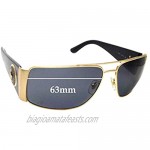 SFX Replacement Sunglass Lenses Compatible for Versace MOD 2163 63mm