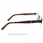 Versace VE 1184 1269 Brushed Brown Metal Rectangle Eyeglasses 53mm