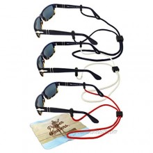 Eyeglass Retainer & Sunglass Holder By Peeper Keepers Supercord Adjustable| w/Microfiber Cloth  Screwdriver
