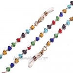Glasses chain for women Triangle Crystal strap full handmade