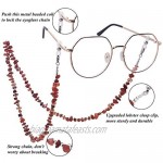 KAI Top Eyeglass Chain Strap Holder Cord Sunglass Chain Fashion Chip Beaded Eyewear Retainer Lanyard for Women Girls Men