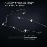 KAI Top Eyeglass Chain Sunglass Chain Silver Plated Eyewear Retainer Lanyard for Women Men
