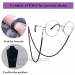 KAI Top Eyeglass Chain Sunglass Chain Strap Holder Cord Fashion Glass Bead Eyewear Retainer Lanyard for Women Girls Men