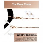 Mask Holder Chain Strap - Mask Chain Made From 100% Copper. Stylish Mask Strap Mask Lanyard (Face Mask Not Included)