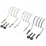 RYTHUN Women's Eyeglass chains-18K Gold-Plated Eyeglass Chains-Mask Retainer Chain-Mask Lanyard-Dual use-3pcs
