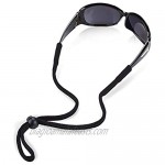 Shinkoda Sports Eyeglasses Holder Strap Adjustable Glasses Lanyard Elastic Rope Eyewear Retainer for Men Pack of 2 Black & Gray