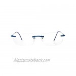 Edison & KingFree frameless reading glasses – with premium lenses and blue filter