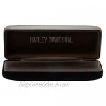 Harley Davidson Eyeglass Case in Metallic and Black