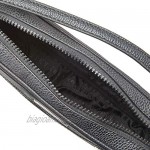 A|X Armani Exchange Men's Tumbled Buffalo Leather Money Bag nero - black OS