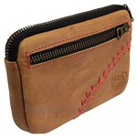 Hide & Drink Leather Baseball Multipurpose Pouch Card Organizer Earphone Holder Cash Wallet Accessories Handmade Includes 101 Year :: Single Malt Mahogany