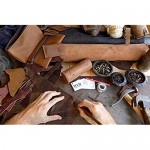 Hide & Drink Rustic Leather Envelope Shaped Coin Case Secret Bag Miniature World Handmade Includes 101 Year Warranty :: Single Malt Mahogany
