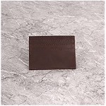 Badang Classic Leather Mat Wallet Belt Credit Card Holder Gift Accessory Set Card Holder and Belt Set (maximum 9 cards) & (maximum additional 6 cards) (Set of 3)… (Grey)