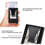 carbon gift Credit Card Holder Automatic Pop-up Carbon Fiber Wallets RFID Blocking Switch Sliding Slim Sleeve Protector Business Card Case