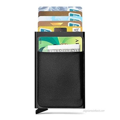Card Holder  Men Credit Card Holder  Slim Card Case Front Pocket Anti-theft-RFID Auto Pop up Travel Thin Wallets for Men