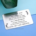 Engraved Wallet Card Insert For Men Birthday Valentines Anniversary Card Gifts For Husband My Man Wedding Gifts For Him Romantic Gift For Boyfriend From Girlfriend Fathers Day To My Lover Gifts