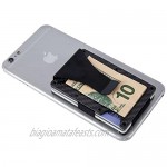 Minimalist Money Clip Wallet Front Pocket RFID Blocking Credit Cards Holder Slim Wallets for Men Women - Carbon Fiber