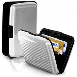 Aluminum Aluma Hard Case Credit Cards Wallet (Assorted 6 Pack)