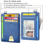 FurArt Slim Minimalist Wallet Front Pocket Wallets RFID Blocking Credit Card Holder for Women&Men