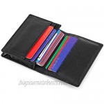 HAWEE Men’s Bifold Front Pocket Wallet Genuine Leather RFID Blocking Card Billfold